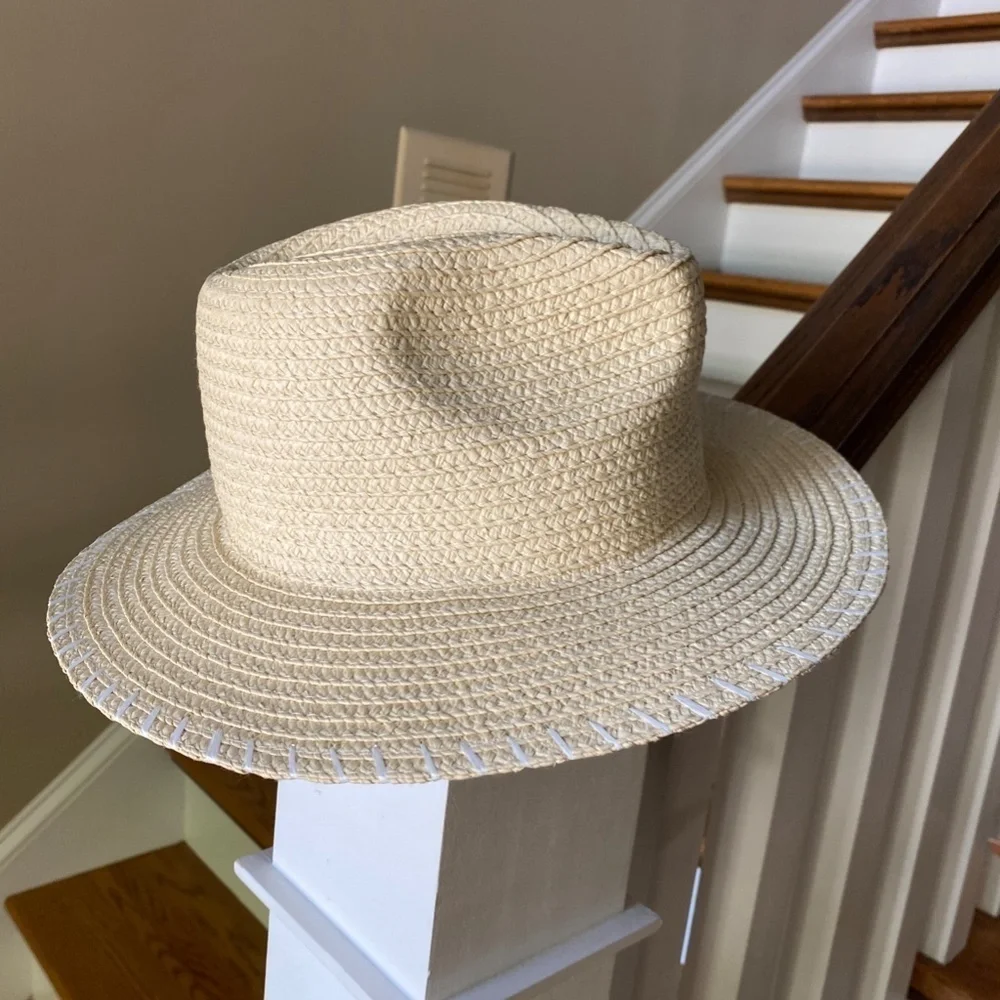 Anthropologie Hat Attack Overstitch Rancher Hat